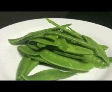 Stir Fry Snow Peas Guisado