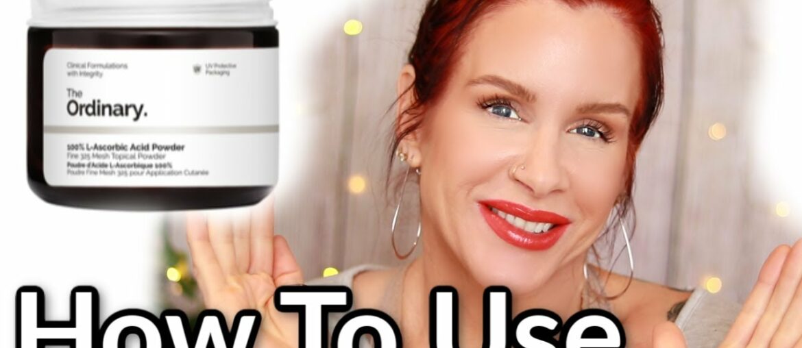 THE ORDINARY L-ASCORBIC POWDER REVIEW AND HOW TO USE