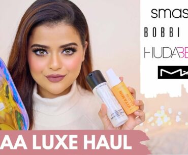 LATEST NYKAA LUXE HAUL | SMASHBOX VITAMIN GLOW, M.A.C., BOBBI BROWN & MORE