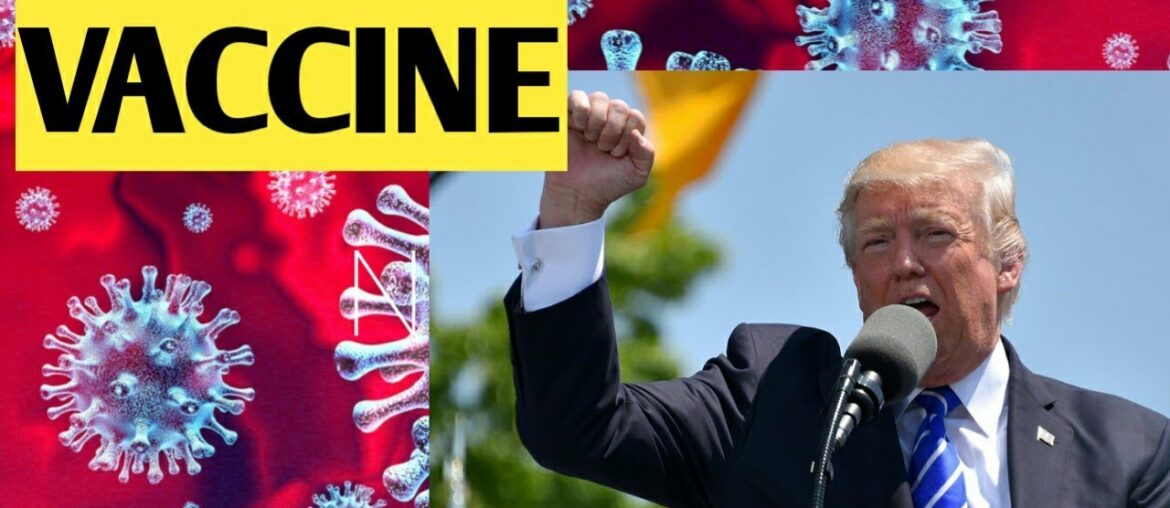 Trump Says Coronavirus Vaccine Will Be Available in a Matter of Weeks