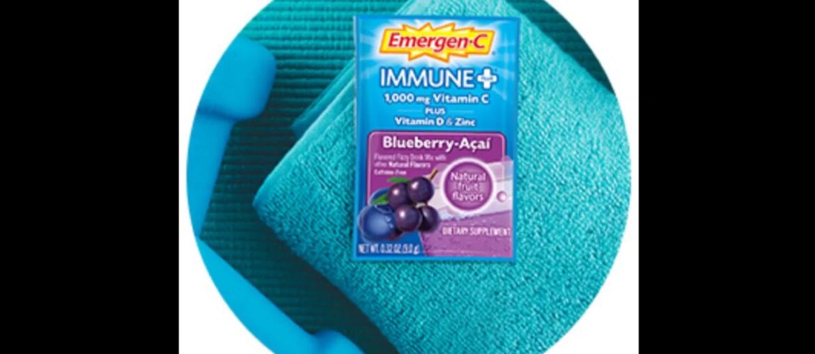 Review: Emergen-C Immune+ 1000mg Vitamin C Powder, with Vitamin D, Zinc, Antioxidants and Elect...