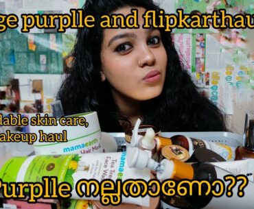 Huge purplle and flipkart haul|makeup and skin care haul|affordable haul