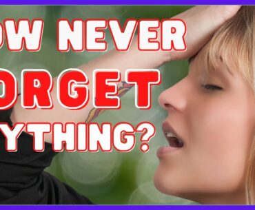 HOW CAN YOU NOT FORGET ANYTHING! #notforget #remember healthmind Nutrition & Health Greece