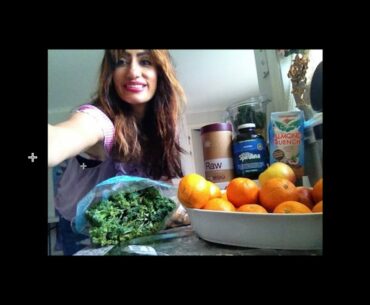 IMMUNE SYSTEM & VITAMIN C BOOSTER KALE & ORANGE SMOOTHIE plus how to freeze kale....