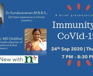 i reNew with N | Awareness on Immunity & CoVid-19
