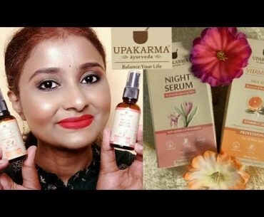 Upakarma Ayurveda Vitamin C Serum & Anti Aging Night Serum Review