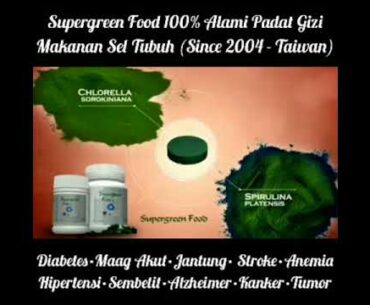Super Green Food supplement multivitamin
