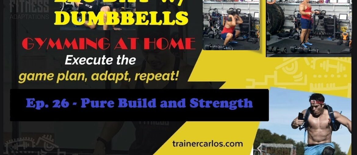 Leg Day with Dumbbells Ep. 27 | Battle Jump Rope Sweat Session