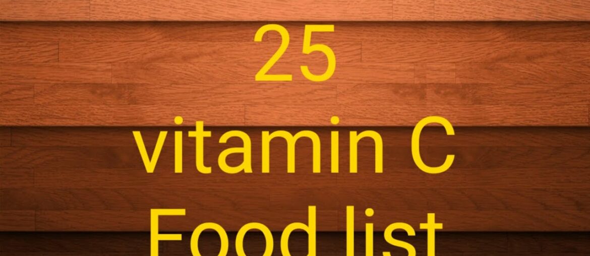 Vitamin C Food for Good Health