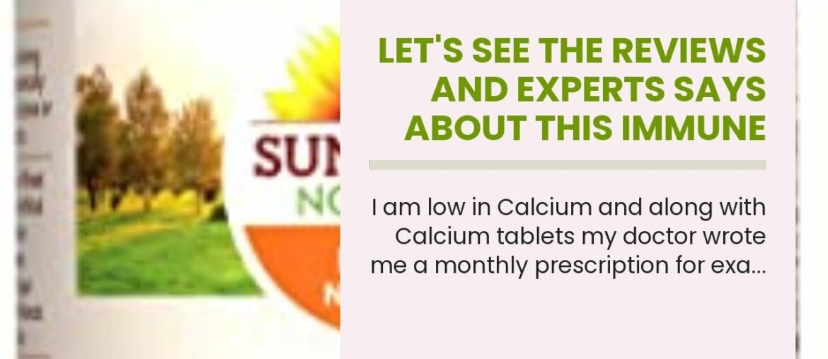 Let's See The Reviews and Experts Says About This Immune Support Vitamin D3 by Sundown, Immnue...
