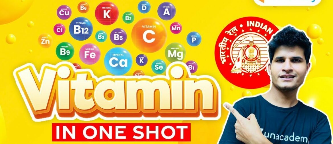 Railway Exam Special | Vitamin Important Questions | Vitamins by Neeraj Jangid