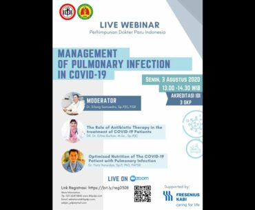 Webinar Management of Pulmonary Infection in COVID-19