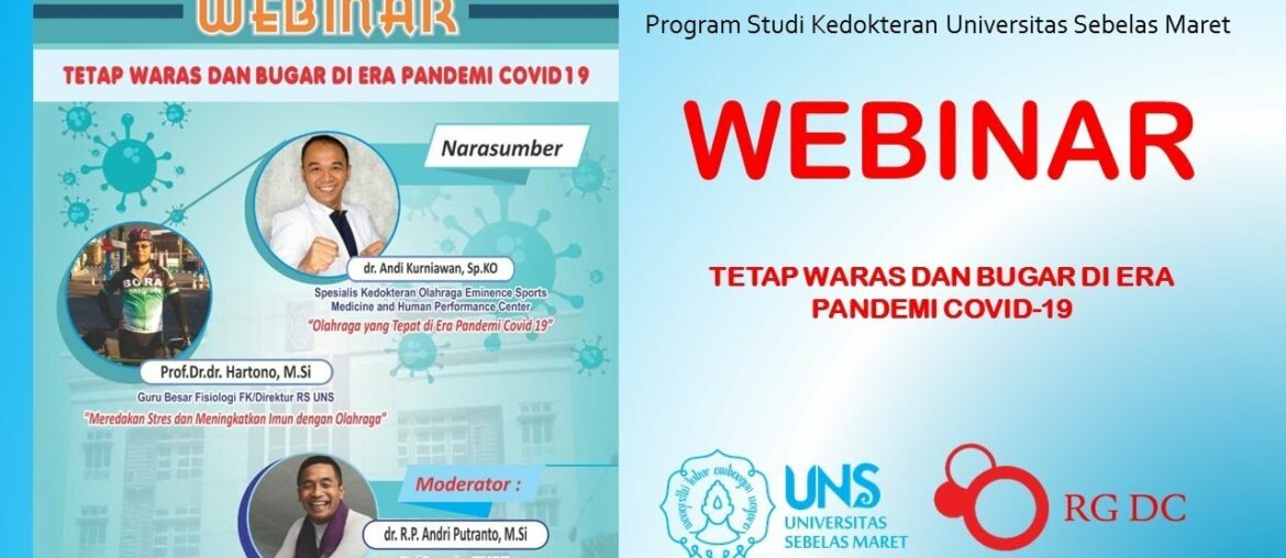 WEBINAR: TETAP WARAS DAN BUGAR DI ERA PANDEMI COVID-19