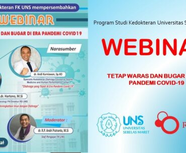WEBINAR: TETAP WARAS DAN BUGAR DI ERA PANDEMI COVID-19