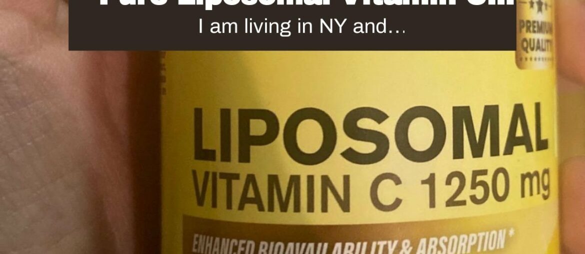 Pure Liposomal Vitamin C Capsules Supplement -1250 mg High Absorption Ascorbic Acid, Natural He...