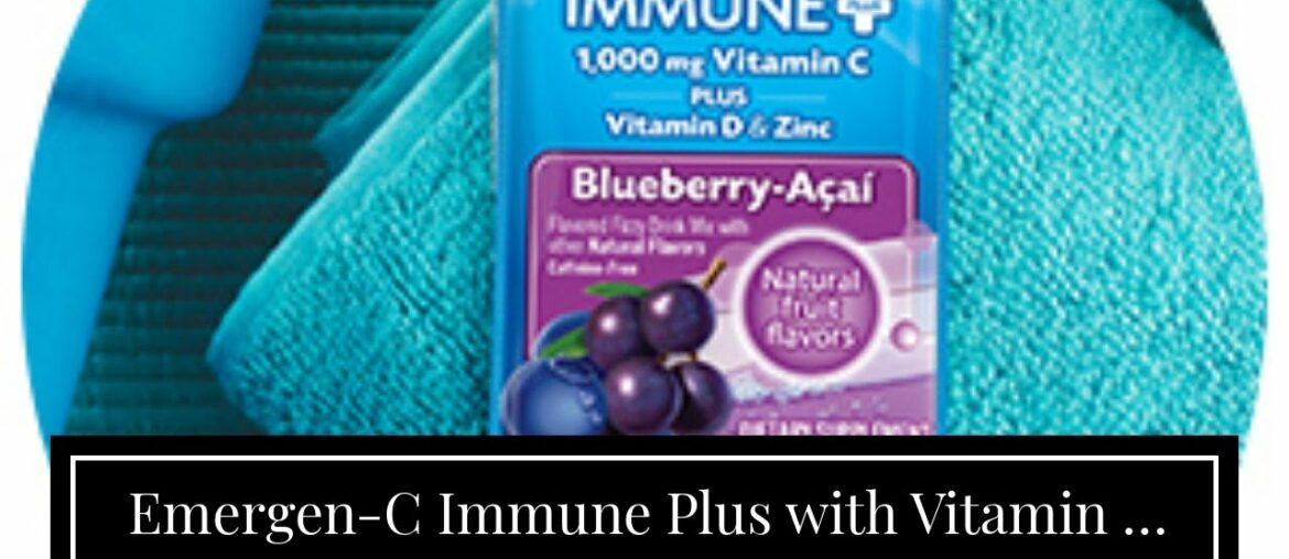 Emergen-C Immune Plus with Vitamin D and Zinc Variety Pack, 70 ct.
