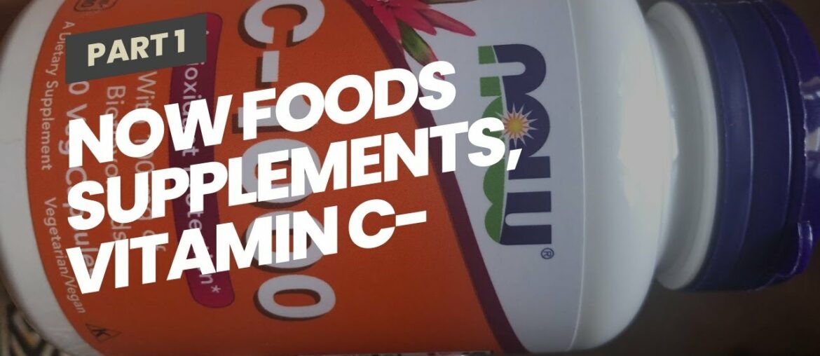 NOW Foods Supplements, Vitamin C-1,000 with 100 mg of Bioflavonoids, Antioxidant Protection*, 1...