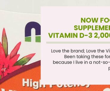 NOW Foods Supplements, Vitamin D-3 2,000 IU, High Potency, Structural Support, 240 Softgels