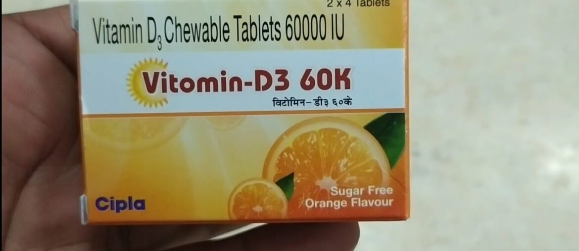 Vitamin -D3 60K Chewable Tablets ,Vitamin-d3 Cholecalciferol Chewable  tablets for healthy Bone