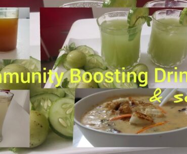 Immunity boosting drinks & soup