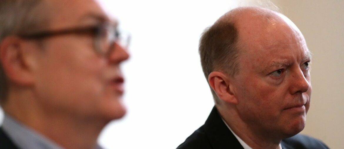 Watch Live: Chris Whitty and Patrick Vallance Hold Snap Coronavirus Press Conference