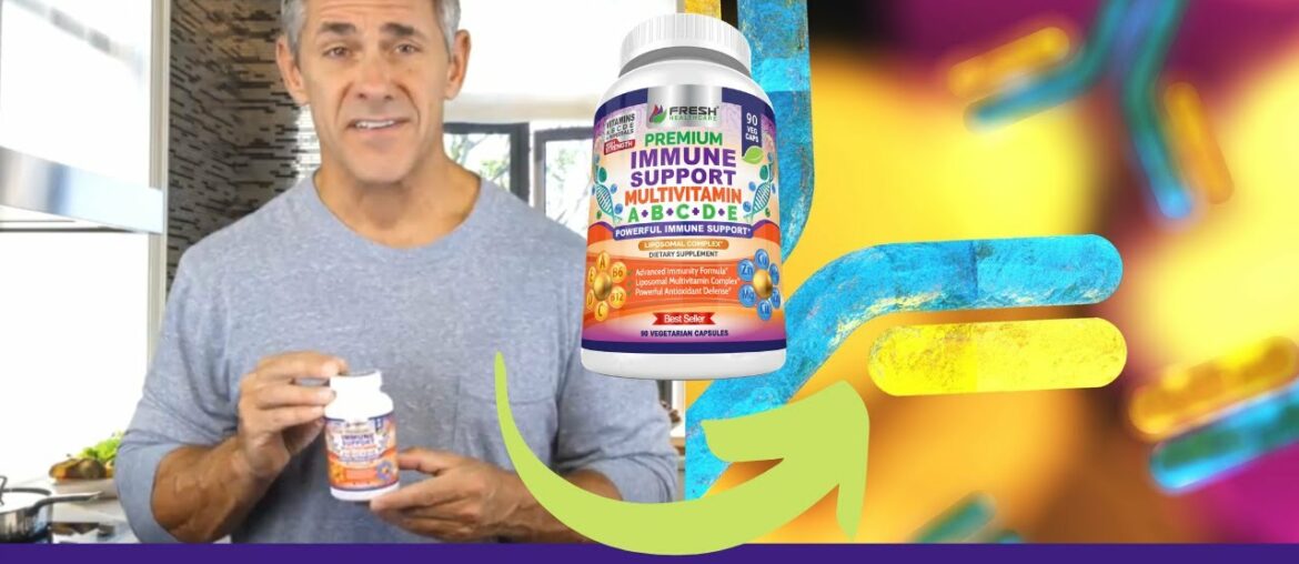 The Best Multivitamin - Immune Support Multivitamin with Vitamins A, B, C, D, E & Minerals