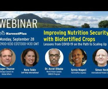 Improving Nutrition Security with Biofortified Crops