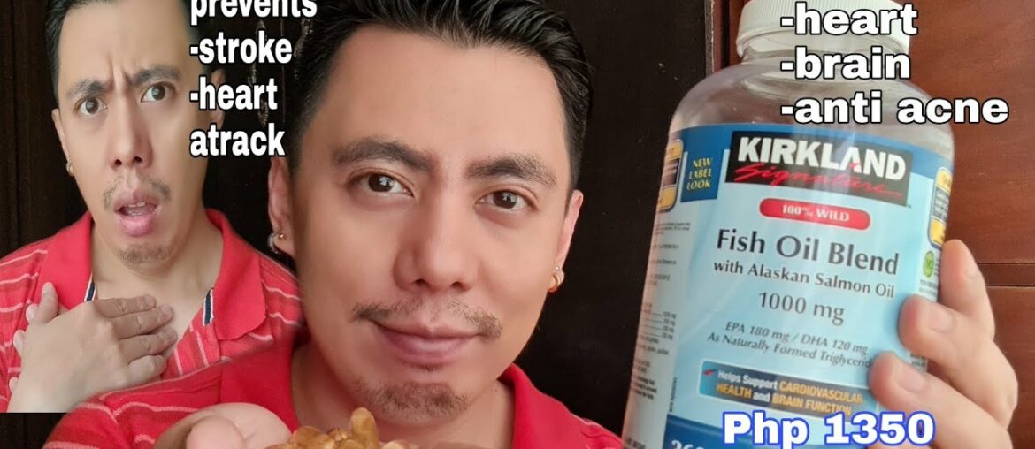 KIRKLAND FISH OIL BLEND WITH SALMON OIL, EPA, DHA & VITAMIN E FOR THE HEART, BRAIN & ACNE REVIEW