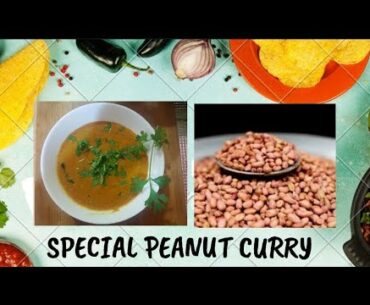 Special Peanut curry by my marumagal. // verkadalai kuzhlambu.// protein carbohydrates and  vitamins