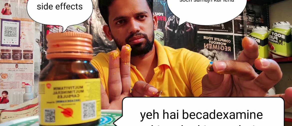 BECADEXAMIN : Uses, Dosage & Side-Effect  | Becadexamin Capsule Multivitamin and multimineral |