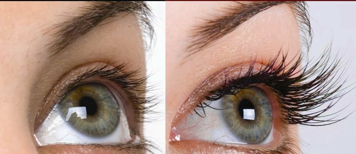 How to Grow Long Eyelashes and Eyebrows | OLIVE OIL & Vitamin E
