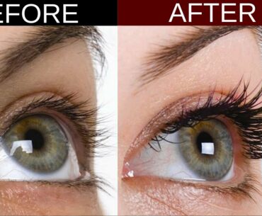 How to Grow Long Eyelashes and Eyebrows | OLIVE OIL & Vitamin E