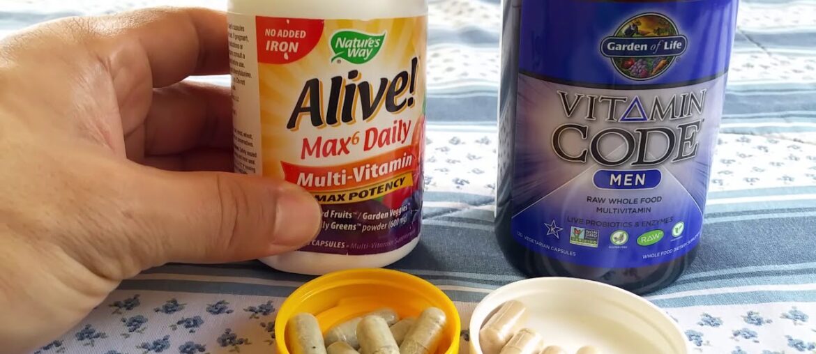 Nature's Way Alive VS Vitamin Code Men (multi-vitamins)