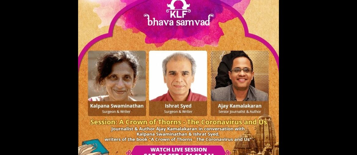 KLF Bhava Samvad: A Crown of Thorns -  The Corona Virus and Us
