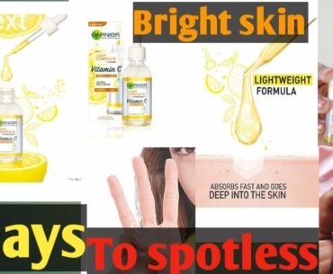 Garnier Vitamin C Serum Review & Live Test|[Prasang Lifestyle]