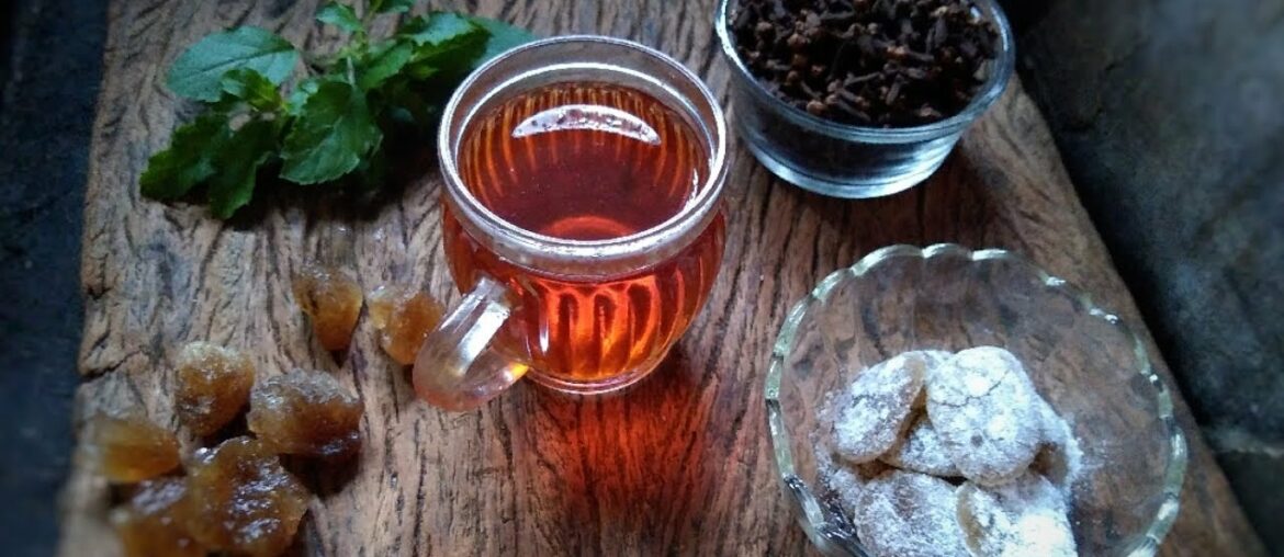 Ayurvedic tea candy against corona virus. An immunity booster drink.