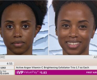 Active Argan Vitamin C Brightening Exfoliator Trio 1.7 oz Each | Active Argan Beauty with Morgen...