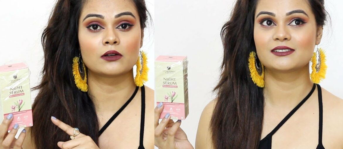 Must Try VITAMIN C & SAFFRON Night Serum / Vaishali Salve