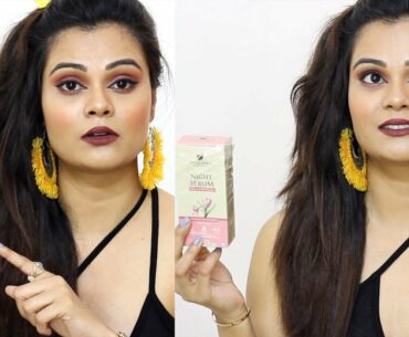 Must Try VITAMIN C & SAFFRON Night Serum / Vaishali Salve