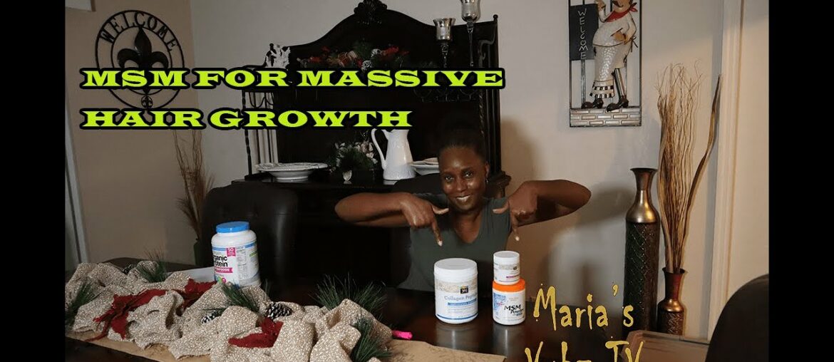 MSM For Massive Hair Growth | MSM, Vitamin C, & Collagen For Hair Growth