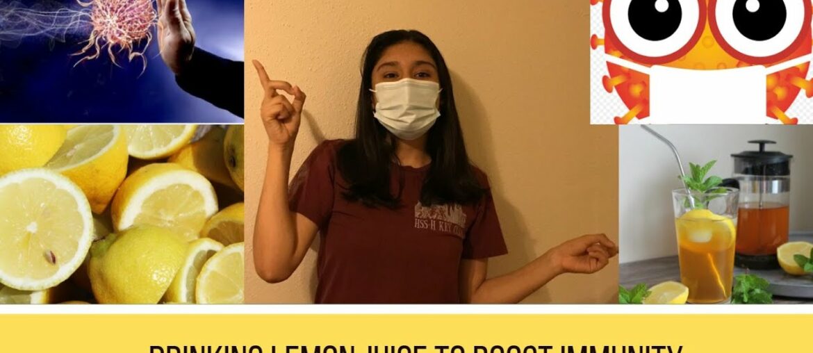 Drinking Lemon Juice to Boost Immunity