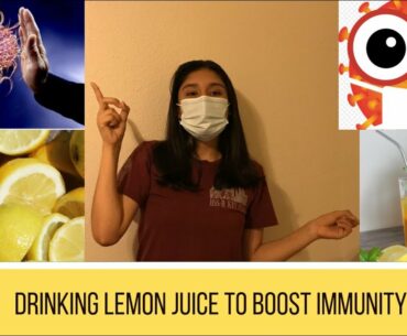 Drinking Lemon Juice to Boost Immunity