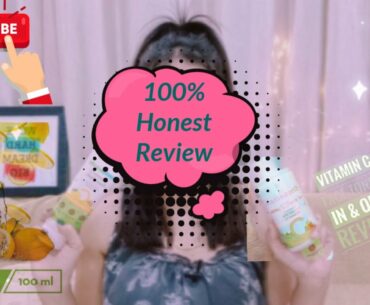 MAMAEARTH VITAMIN C FACE WASH, VITAMIN C FACE TONER /100% HONEST REVIEW