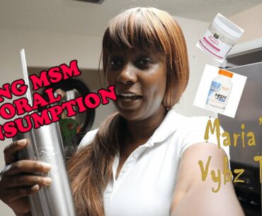 Mixing MSM With Vitamin C For Oral Consumption