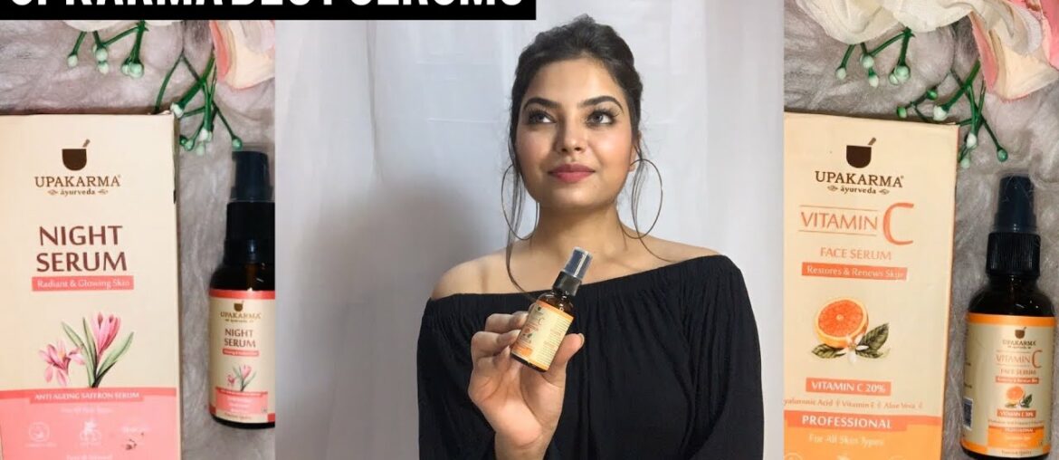 Upakarma Ayurvedic night serum|vitaminC serum review #vocalforlocal