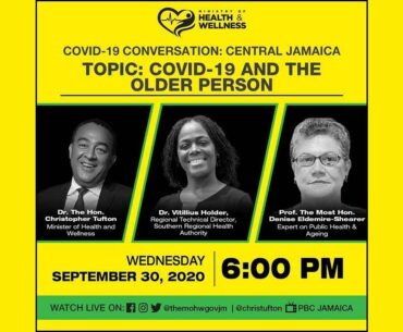 Digital COVID-19 Conversation: “COVID-19 & the Older Person”  - September 30, 2020