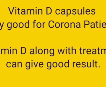 Vitamin D supplements builds strong immunity against Corona. As per few research.
