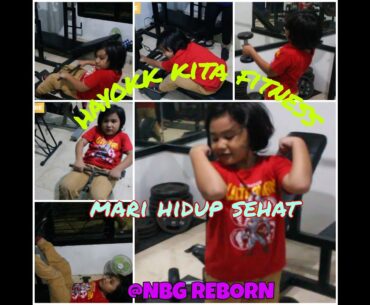 Kelar memanah, si Umar lgsg fitness. | tiada letih nya si gondrong ini