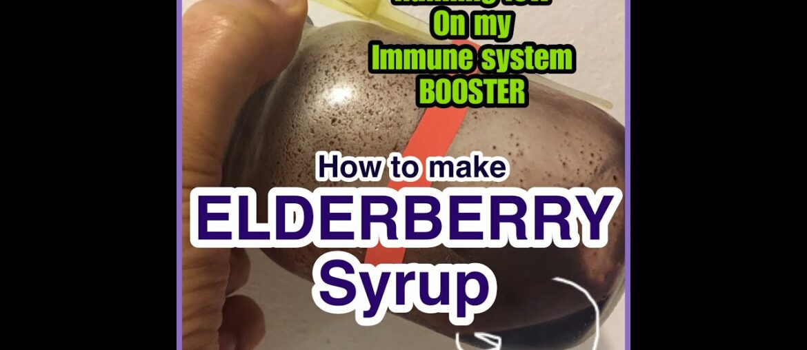 Elderberry Immune Booster Syrup | Alkaline | Pre-Covid19 Help | Chef Levi