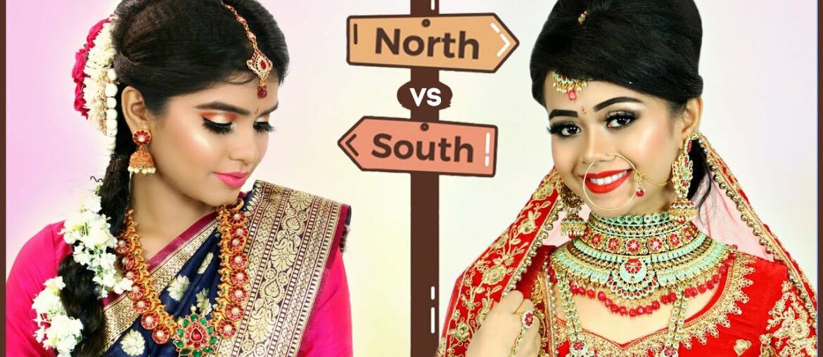 BEAUTY BATTLE - North Indian vs South Indian Makeup | Step By Step Tutorial | Anaysa
